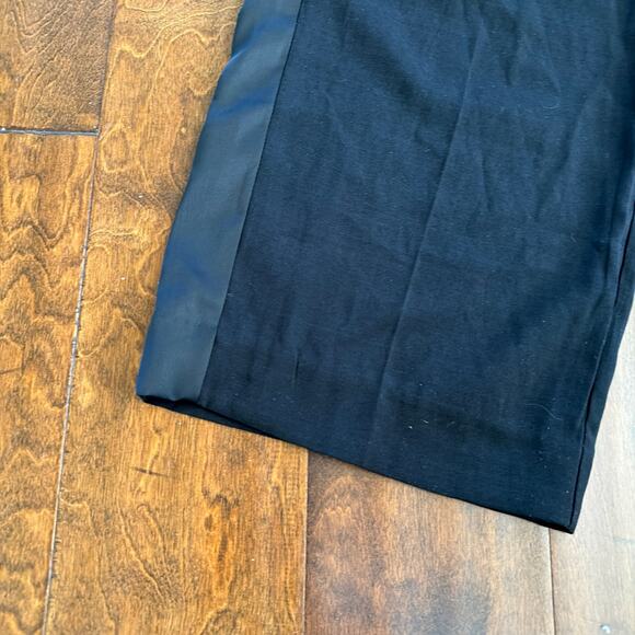 A New Day Dress Pant Black Flowy Satin Side Stripe Career Classic Womens Size 6 - Picture 3 of 9